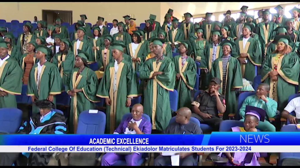 Federal College Of Education (Technical) Ekiadolor Matriculates ...