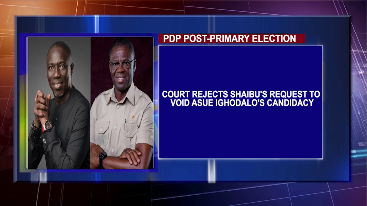 PDP Post-Primary Election: Court Rejects Shaibu’s Request To Void Asue Ighodalo’s Candidacy