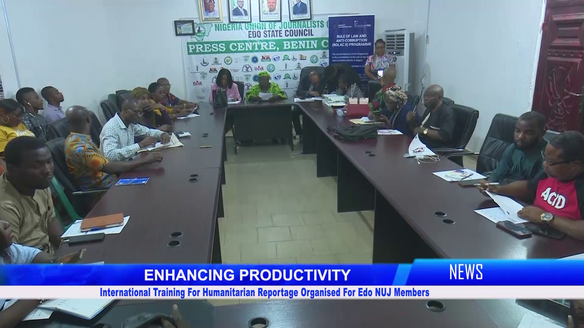 Enhancing Productivity: International Training For Humanitarian Reportage Organised For Edo NUJ Members