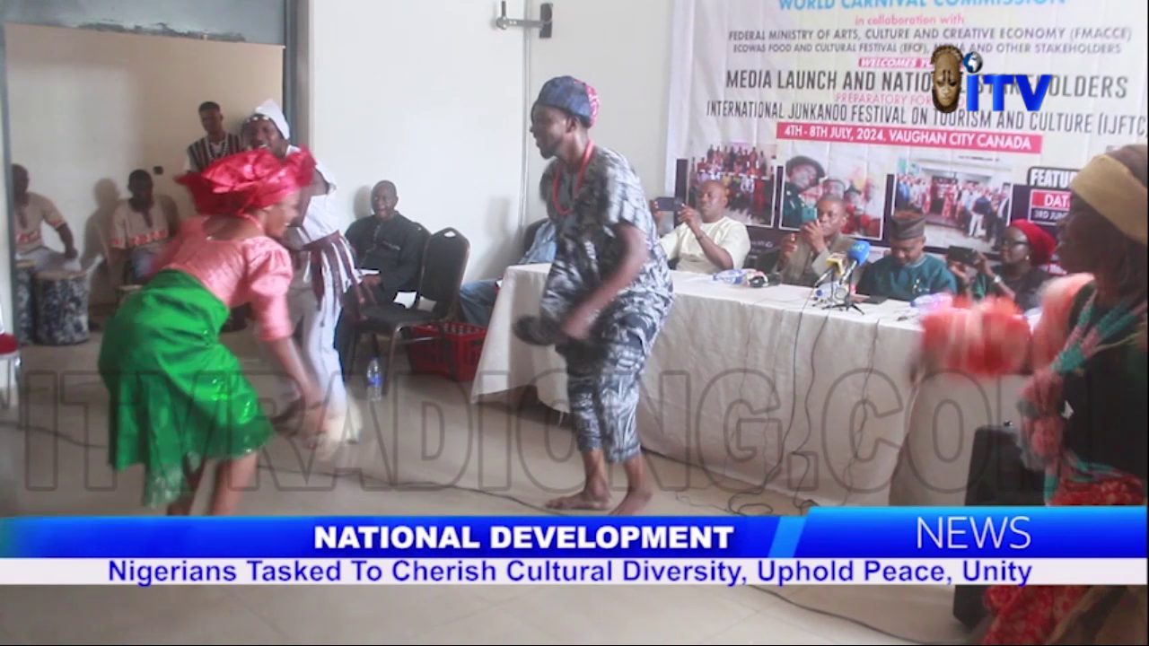 National Development: Nigerians Tasked To Cherish Cultural Diversity, Uphold Peace, Unity