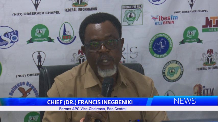 APC Vice-Chairman, Edo Central, Francis Inegbeniki Officially Announces His Resignation, Debunks Rumours