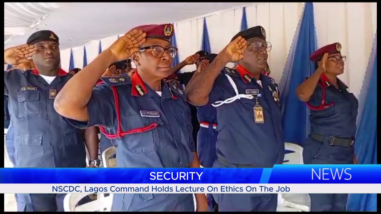 NSCDC, Lagos Command Holds Lecture On Ethics On The Job