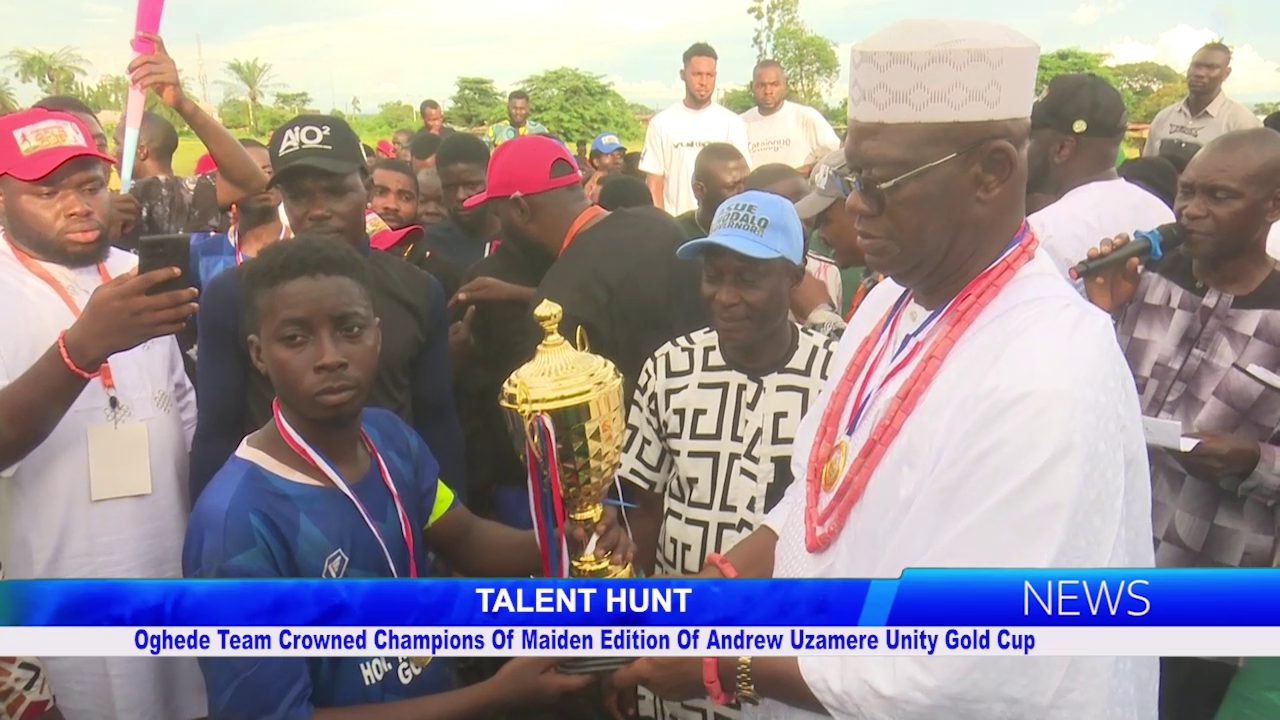 Oghede Team Crowned Champions Of Maiden Edition Of Andrew Uzamere Unity Gold Cup