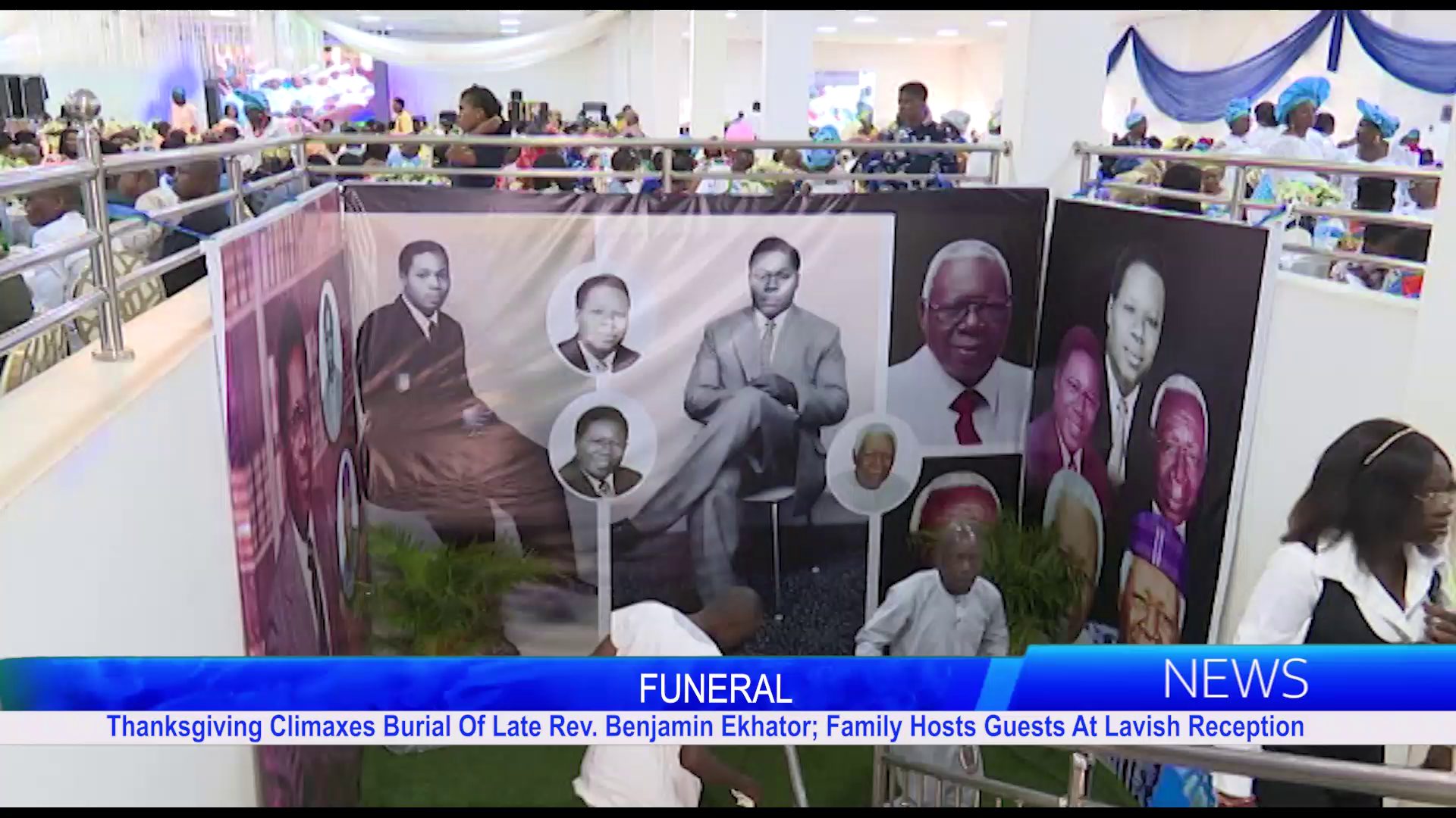 Thanksgiving Climaxes Burial Of Late Rev. Benjamin Ekhator; Family Hosts Guests At Lavish Reception