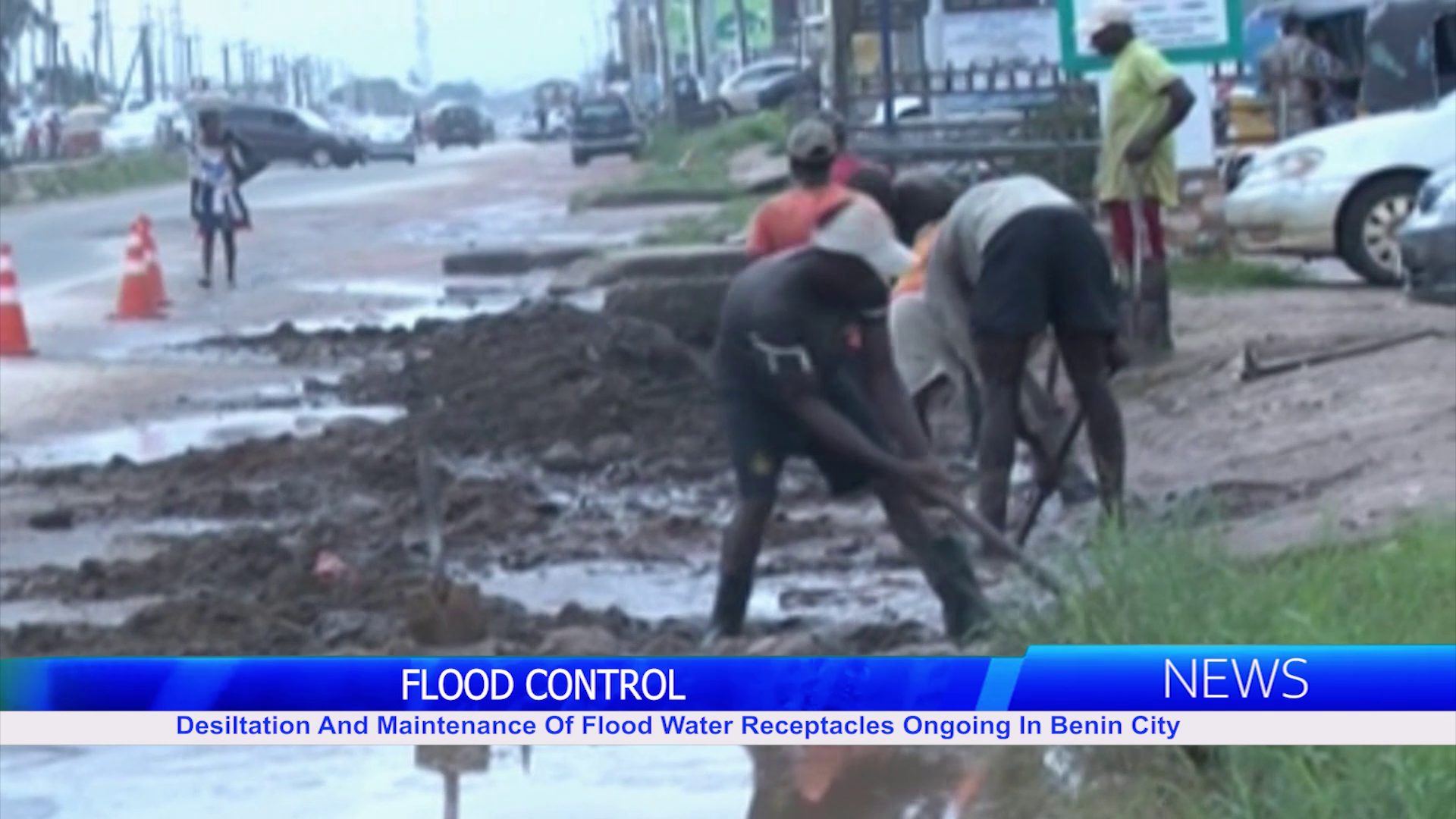 Desiltation And Maintenance Of Flood Water Receptacles Ongoing In Benin City