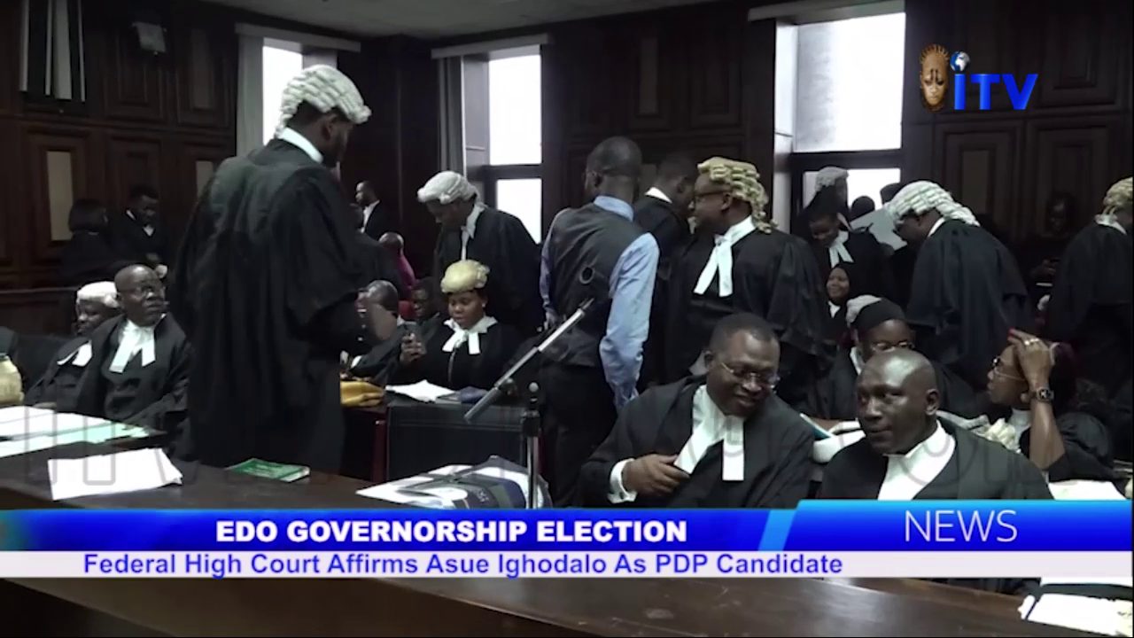 Edo Governorship Election: Federal High Court Affirms Asue Ighodalo As PDP Candidate