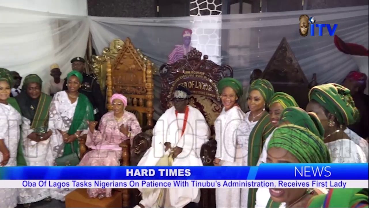 Oba Of Lagos Tasks Nigerians on Patience with Tinubu’s Administration, Receives First Lady