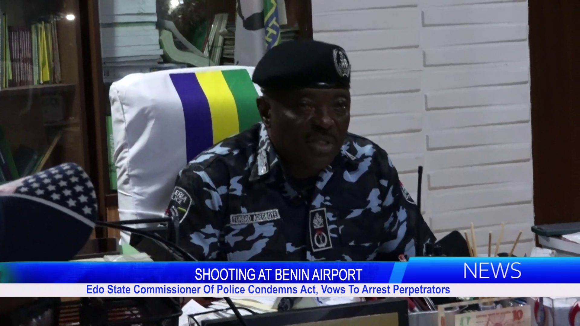 SHOOTING AT BENIN AIRPORT: Edo State Commissioner Of Police Condemns Act, Vows To Arrest Perpetrators