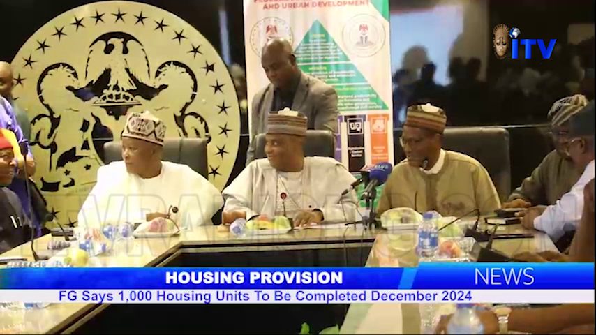 Housing Provision: FG Says 1,000 Housing Units To Be Completed December 2024