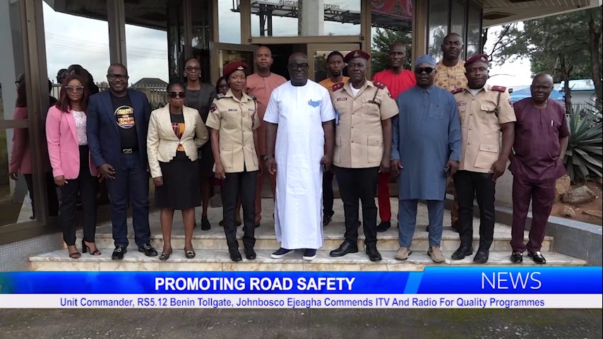 Unit Commander, RS5.12 Benin Tollgate, Johnbosco Ejeagha Commends ITV And Radio For Quality Programmes