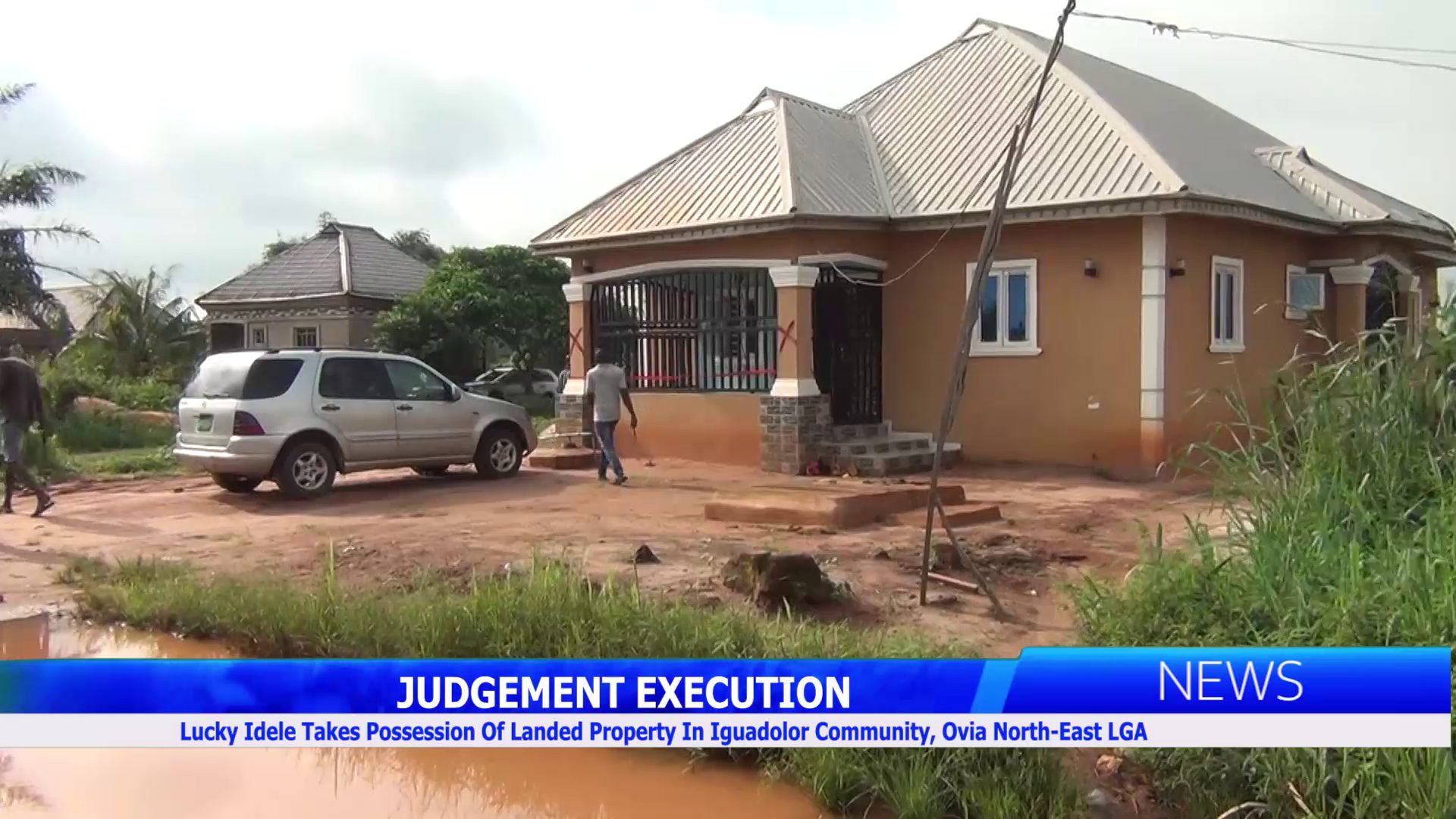 Lucky Idele Takes Possession Of Landed Property In Iguadolor Community, Ovia North-East LGA