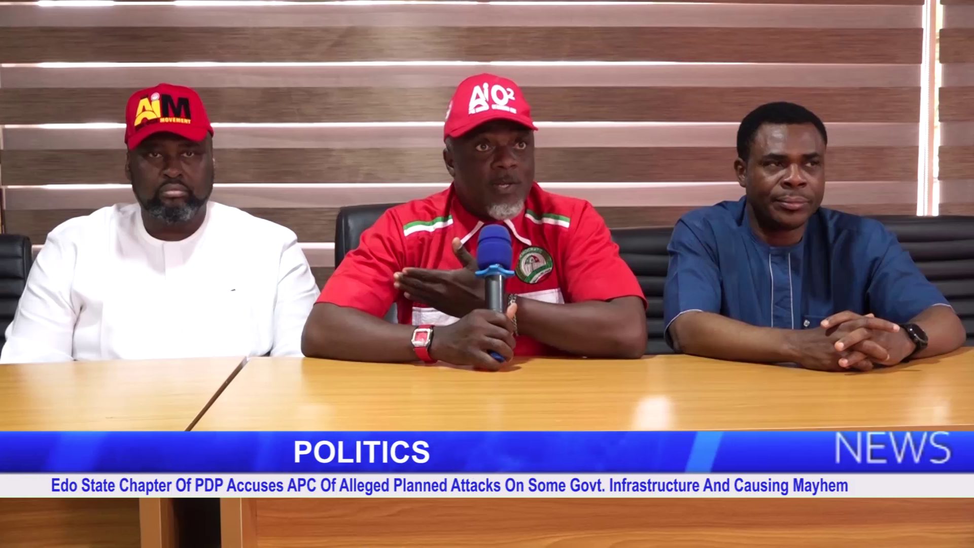 Edo State Chapter Of PDP Accuses APC Of Alleged Planned Attacks On Some Govt. Infrastructure And Causing Mayhem
