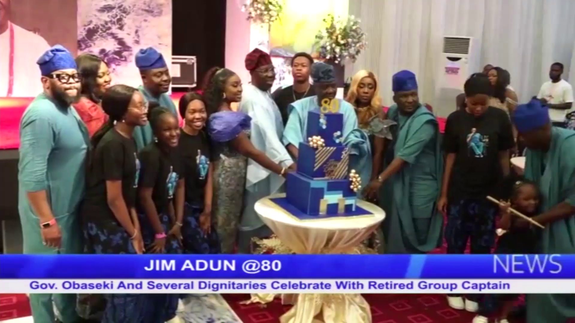 JIM ADUN @80: Gov. Obaseki And Several Dignitaries Celebrate With Retired Group Captain