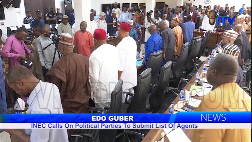 Edo Guber: INEC Calls On Political Parties To Submit List Of Agents