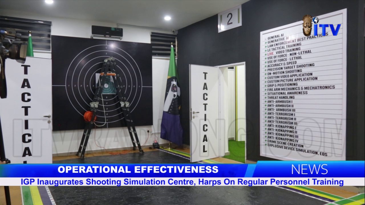 IGP Inaugurates Shooting Simulation Centre, Harps On Regular Personnel Training