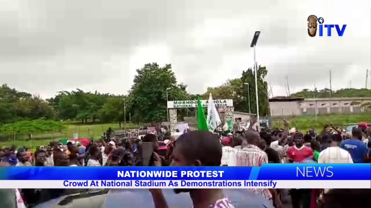 Nationwide Protest: Crowd At National Stadium As Demonstration Intensify