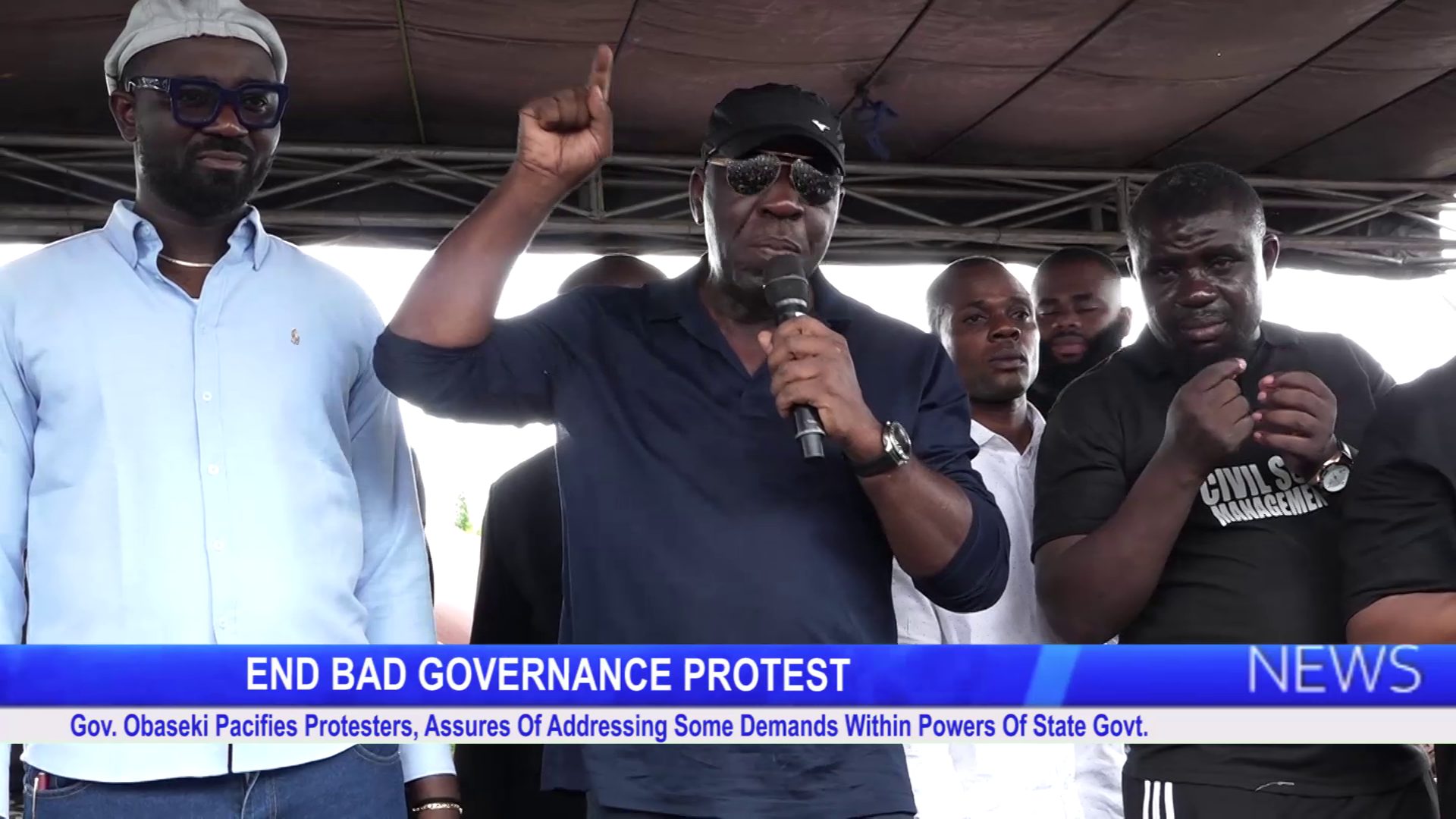 Gov. Obaseki Pacifies Protesters, Assures Of Addressing Some Demands Within Powers Of State Govt.