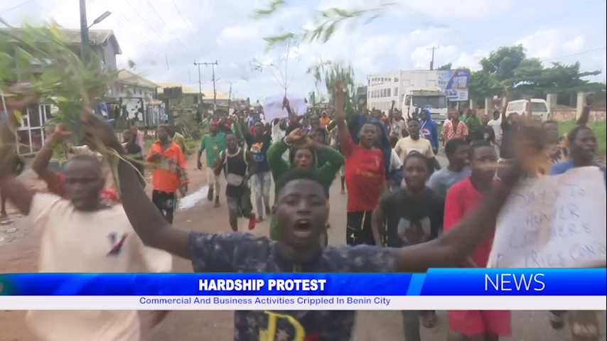 NATIONWIDE HARDSHIP PROTEST – Commercial And Business Activities Crippled In Benin City