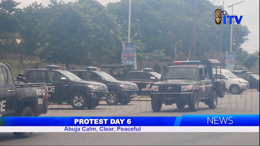 Protest Day 6: Abuja Calm, Clear, Peaceful