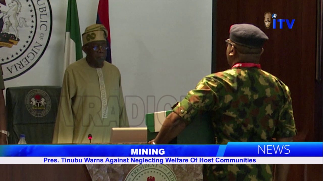 Mining: Pres. Tinubu Warns Against Neglecting Welfare Of Host Communities