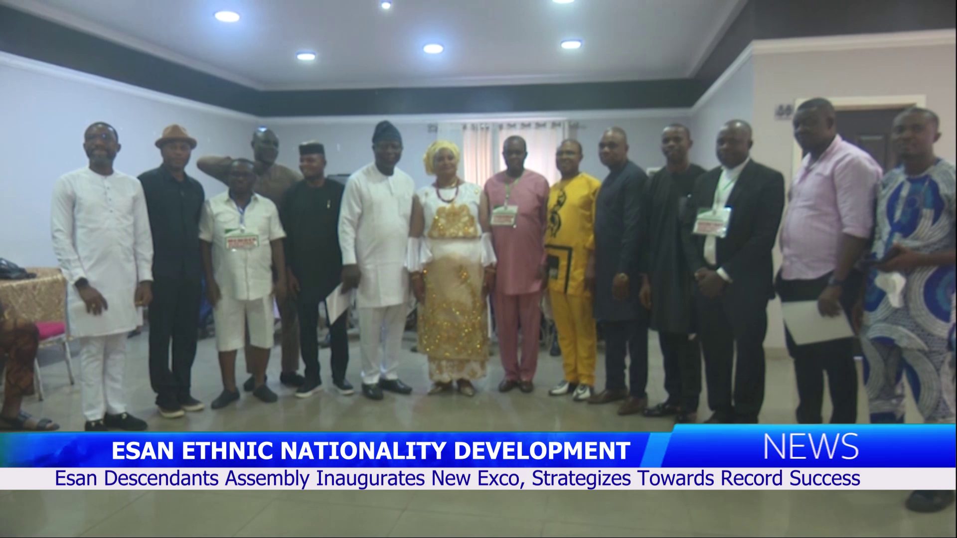 Esan Descendants Assembly Inaugurates New Exco, Strategizes Towards Record Success