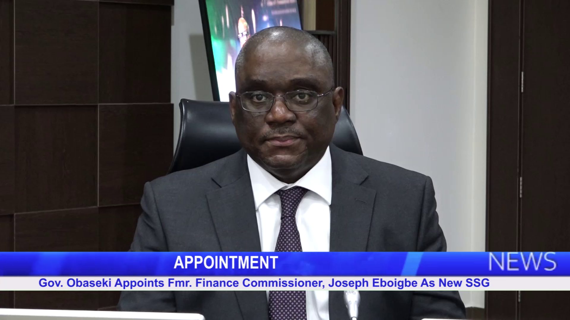 Gov. Obaseki Appoints Fmr. Finance Commissioner, Joseph Eboigbe As New SSG