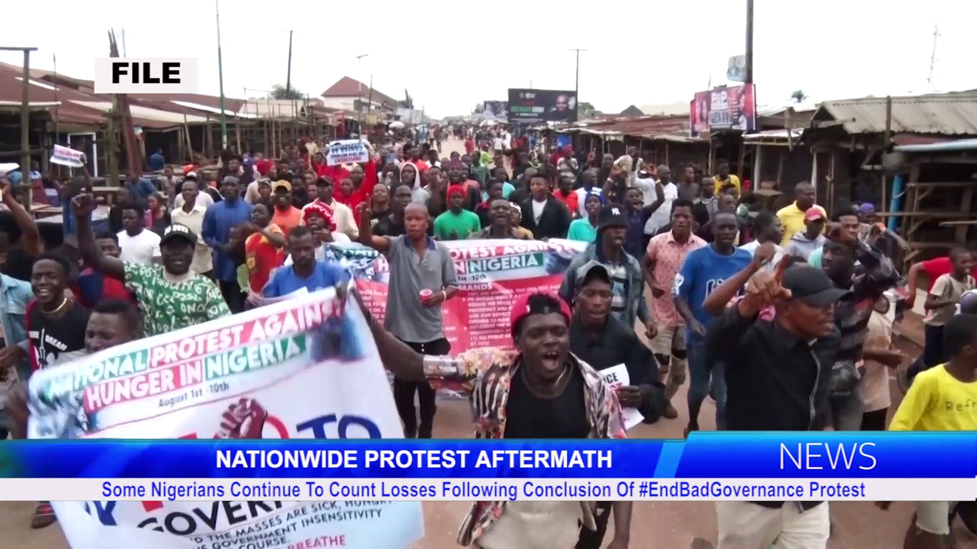 Some Nigerians Continue To Count Losses Following Conclusion Of #EndBadGovernance Protest