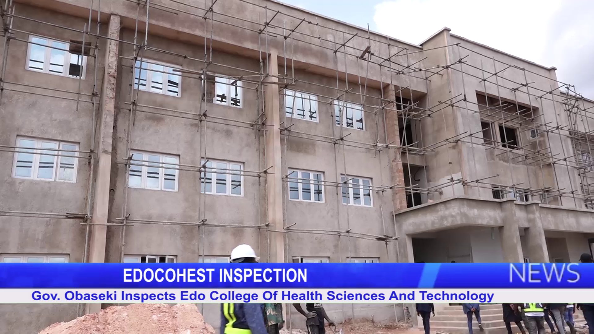 Gov. Obaseki Inspects Edo College Of Health Sciences And Technology