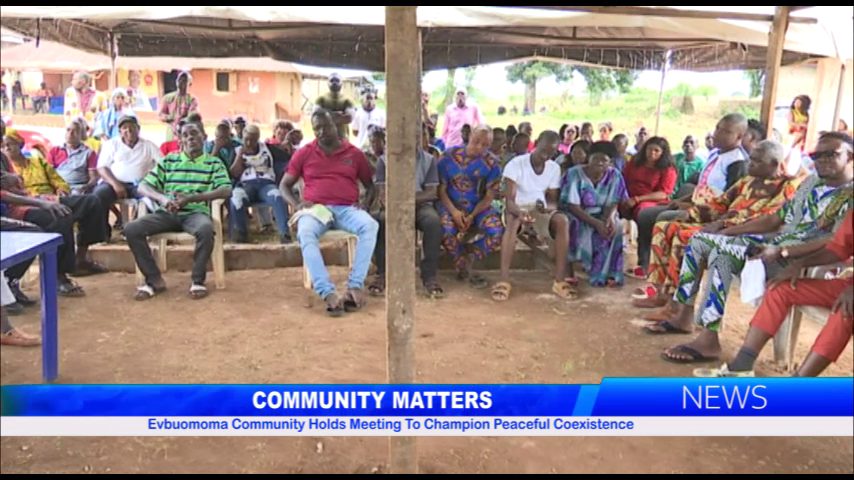 Evbuomoma Community Holds Meeting To Champion Peaceful Coexistence