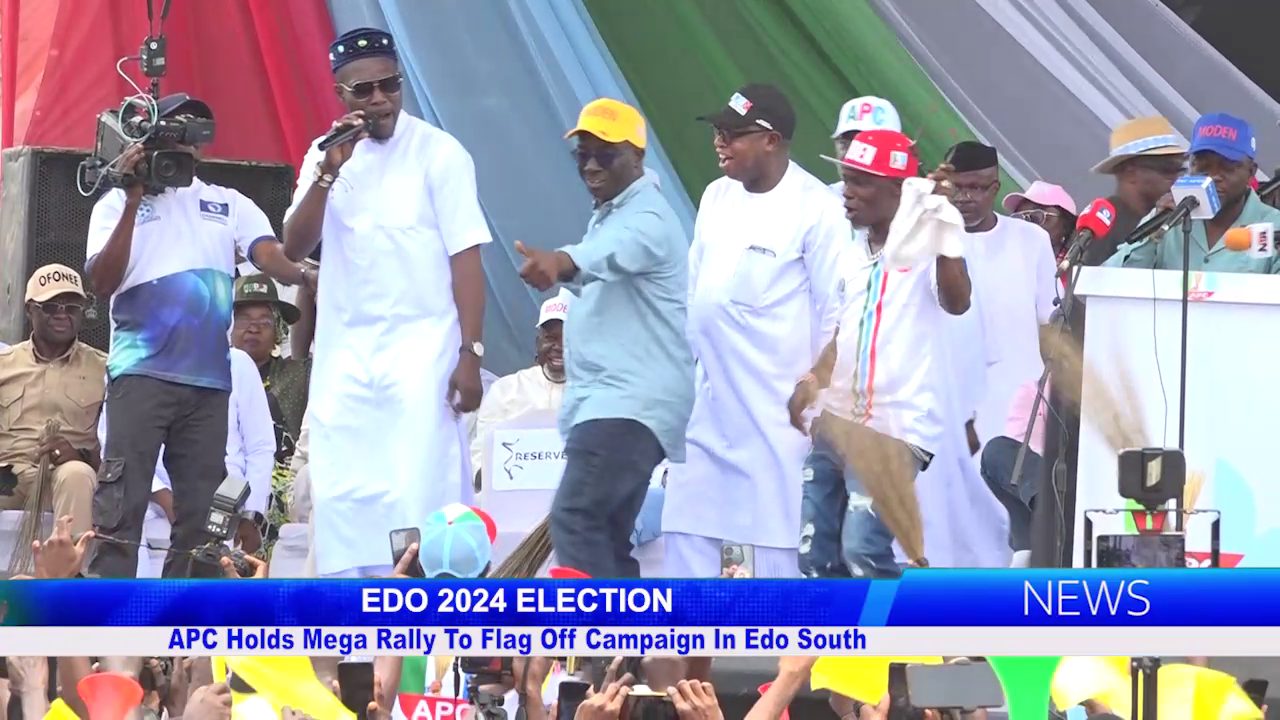 Edo 2024 Election: APC Holds Mega Rally To Flag Off Campaign In Edo South