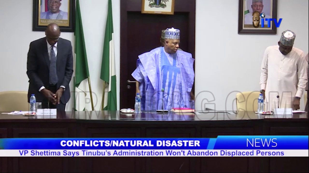 Conflicts/Natural Disaster: VP Shettima Says Tinubu’s Administration Won’t Abandon Displaced Persons