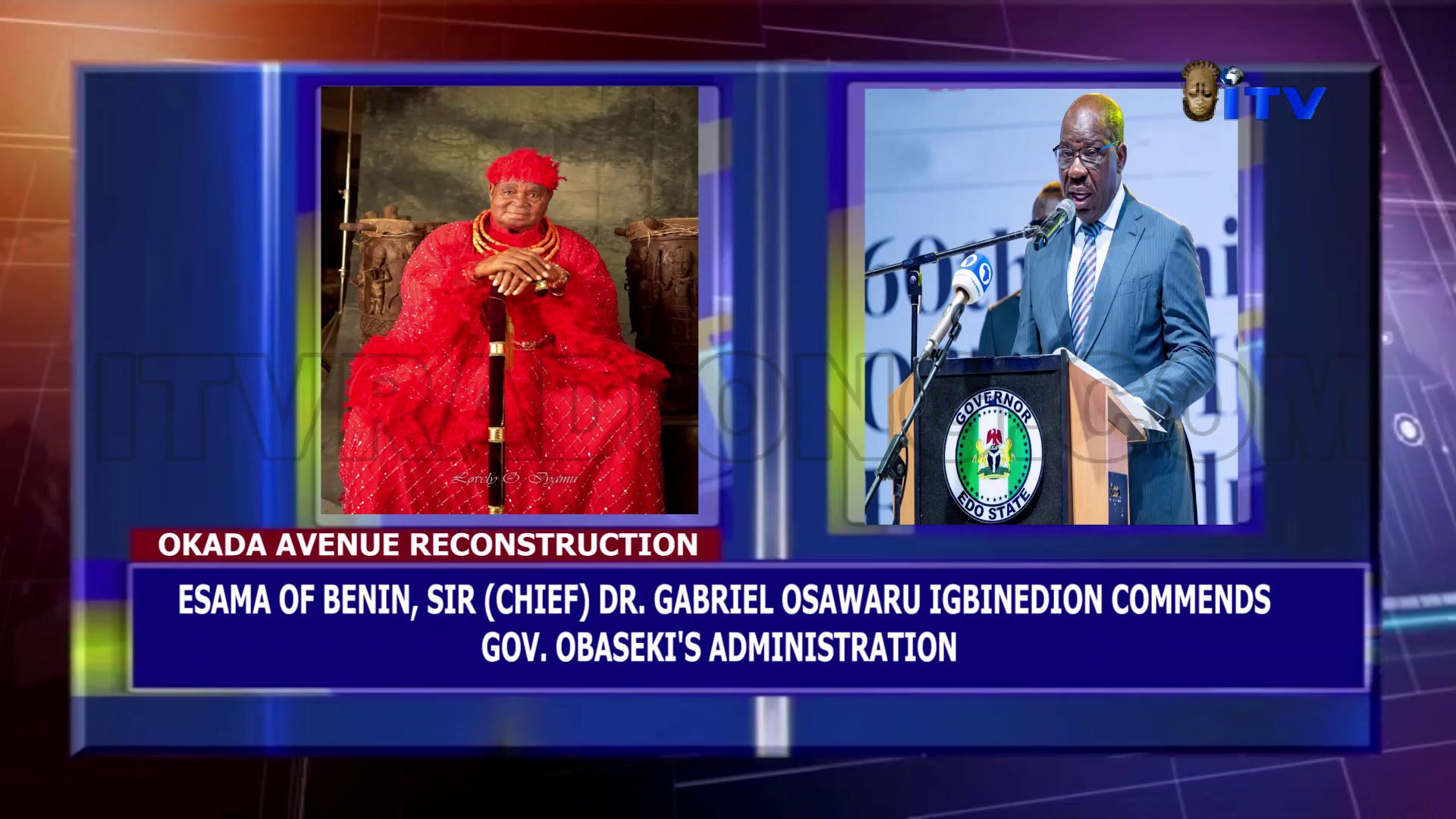 Esama Of Benin, Sir (Chief) Dr. Gabriel Osawaru Igbinedion Commends Gov. Obaseki’s Administration