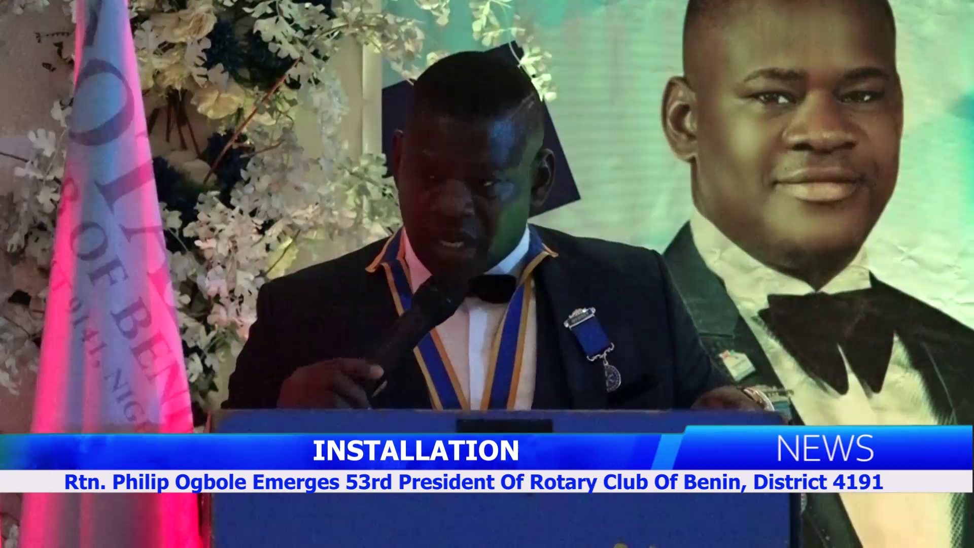 Rtn. Philip Ogbole Emerges 53rd President Of Rotary Club Of Benin, District 4191