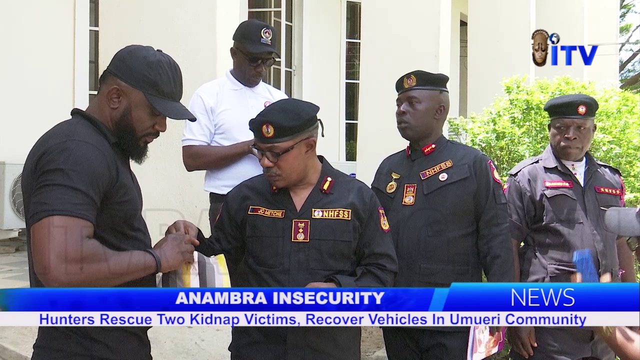 Anambra Insecurity: Hunters Rescue Two Kidnap Victims, Recover Vehicles In Umueri Community