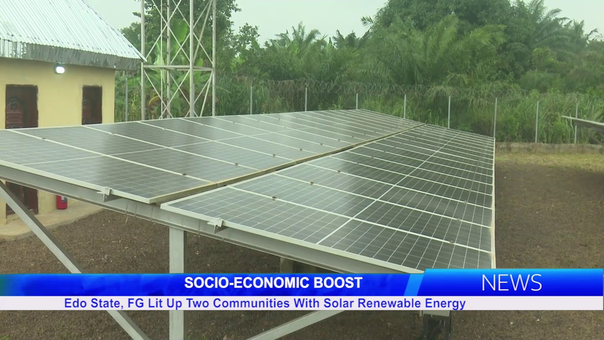 Edo State, FG Lit Up Two Communities With Solar Renewable Energy