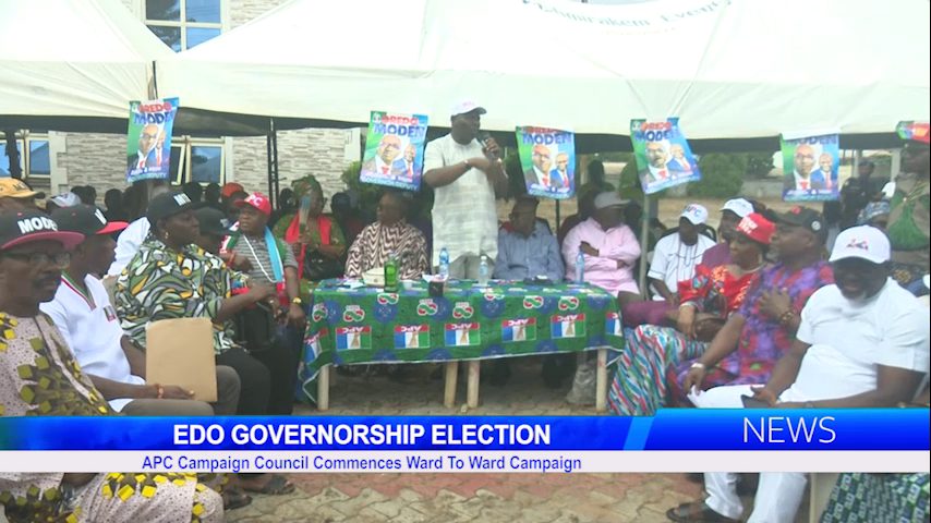 Edo Governorship Election: APC Campaign Council Commences Ward To Ward Campaign