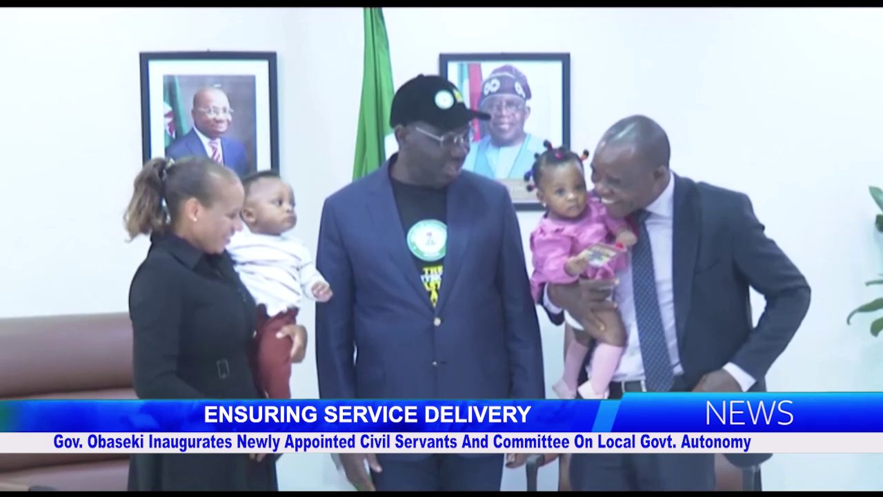 Gov. Obaseki Inaugurates Newly Appointed Civil Servants And Committee On Local Govt. Autonomy