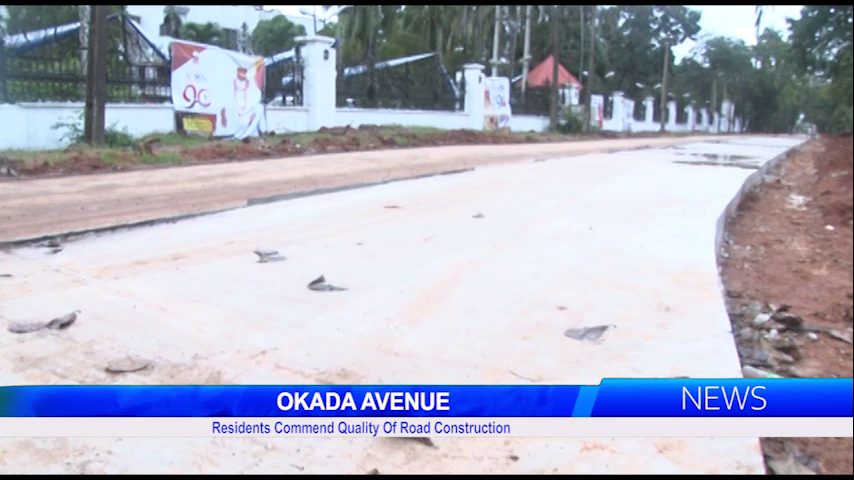 ESAMA@90: Residents Commend Quality Of Road Okada Avenue Road Construction