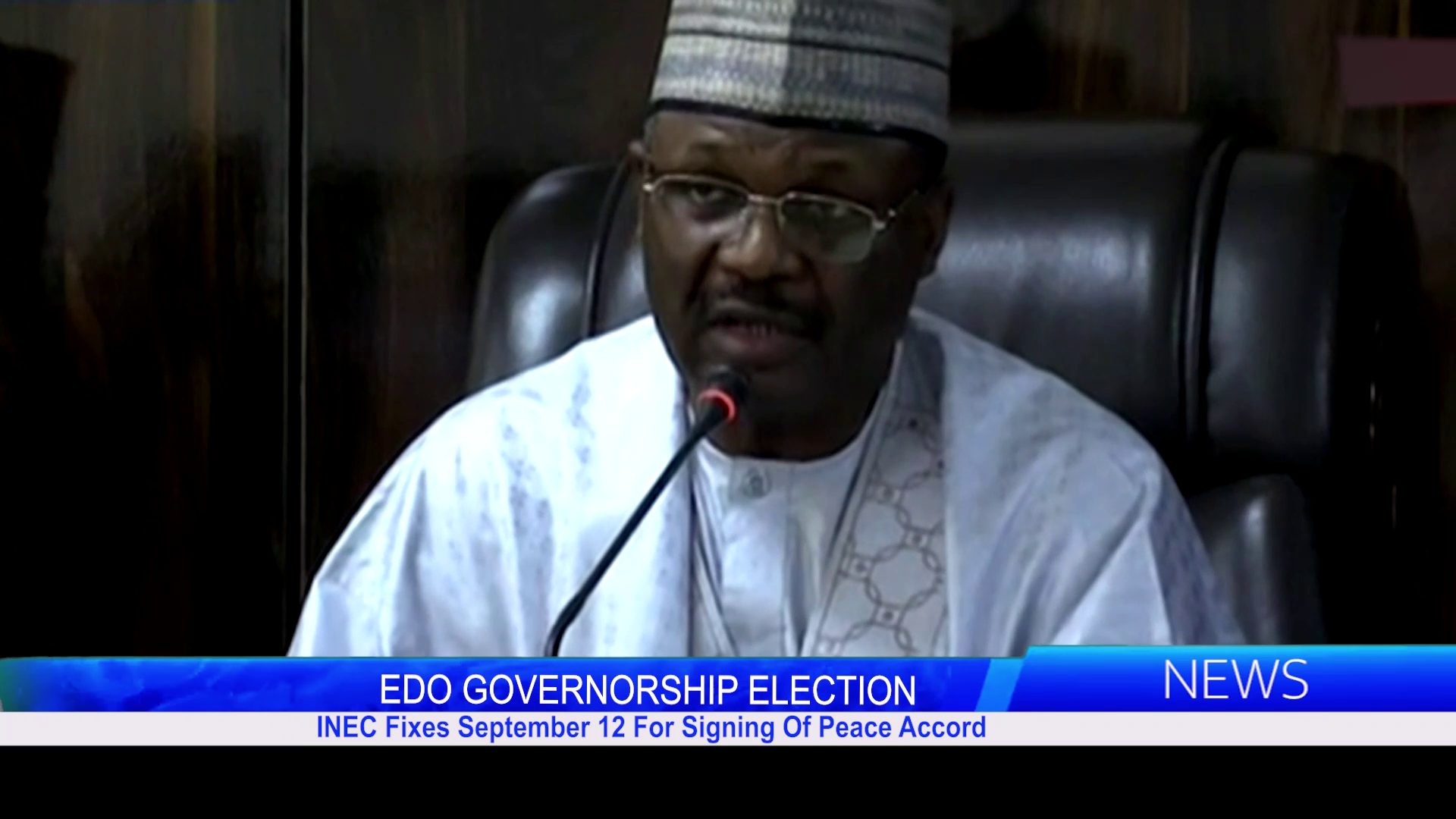 INEC Fixes September 12 For Signing Of Peace Accord