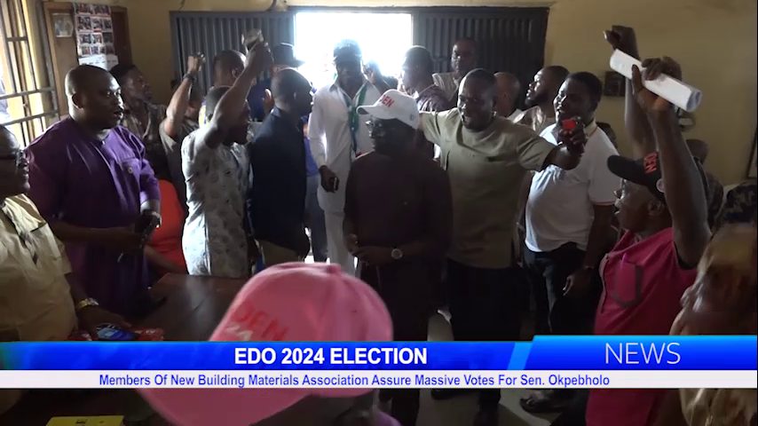 Members Of New Building Materials Association Assure Massive Votes For Sen. Okpebholo