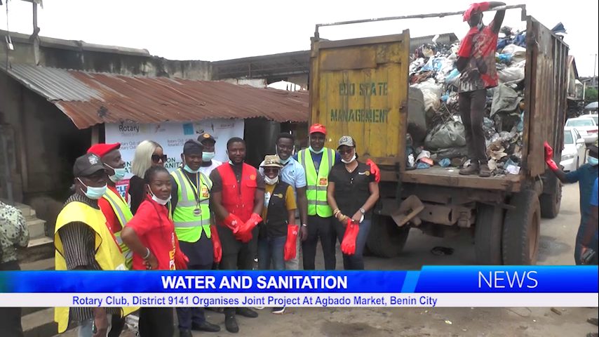 Rotary Club, District 9141 Organises Joint Project At Agbado Market, Benin City