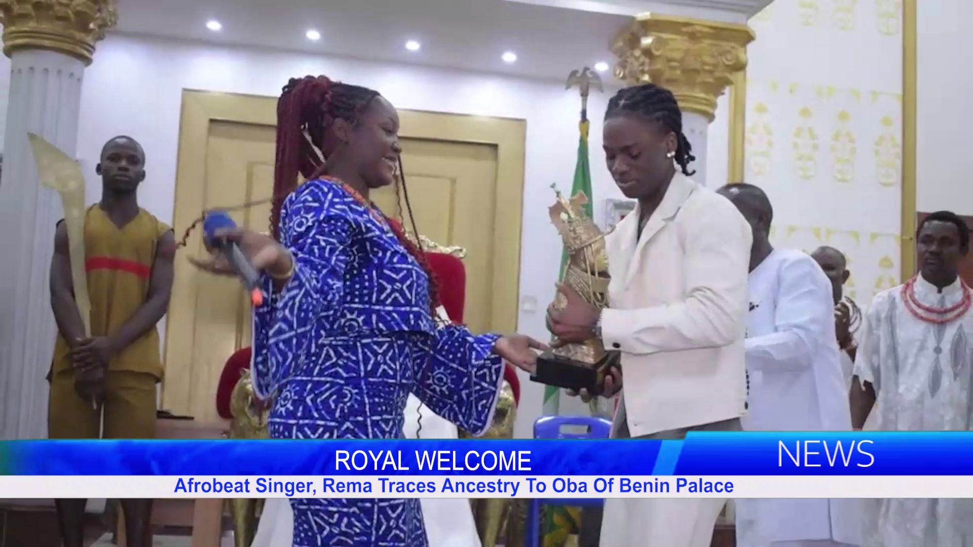 Afrobeat Singer, Rema Traces Ancestry To Oba Of Benin Palace