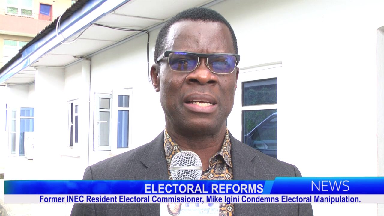 Former INEC Resident Electoral Commissioner, Mike Igini Condemns Electoral Manipulation