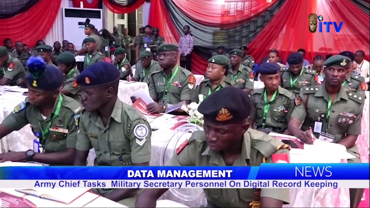 Data Management: Army Chief Tasks Military Secretary Personnel On Digital Record Keeping