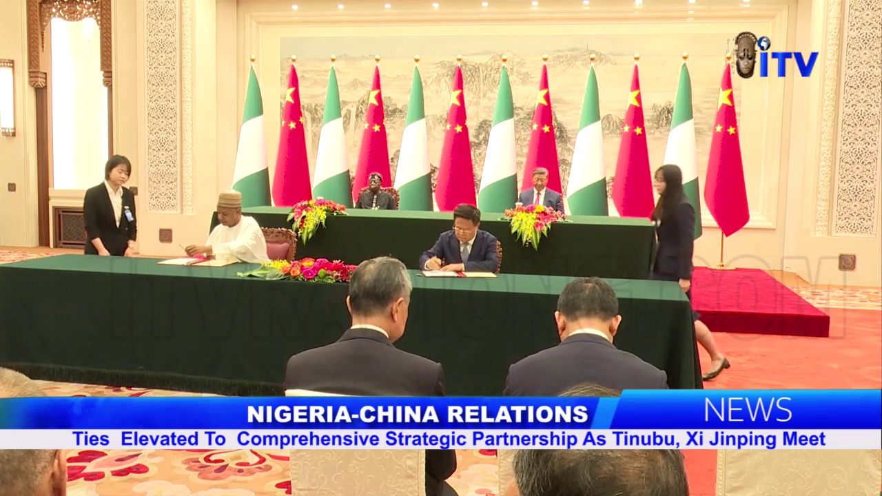 Nigeria-China Relations: Ties Elevated To Comprehensive Strategic Partnership, As Presidents Meet