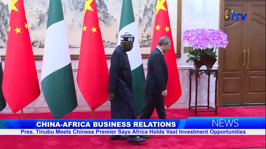 Pres. Tinubu Meets Chinese Premier Says Africa Holds Vast Investments Opportunities