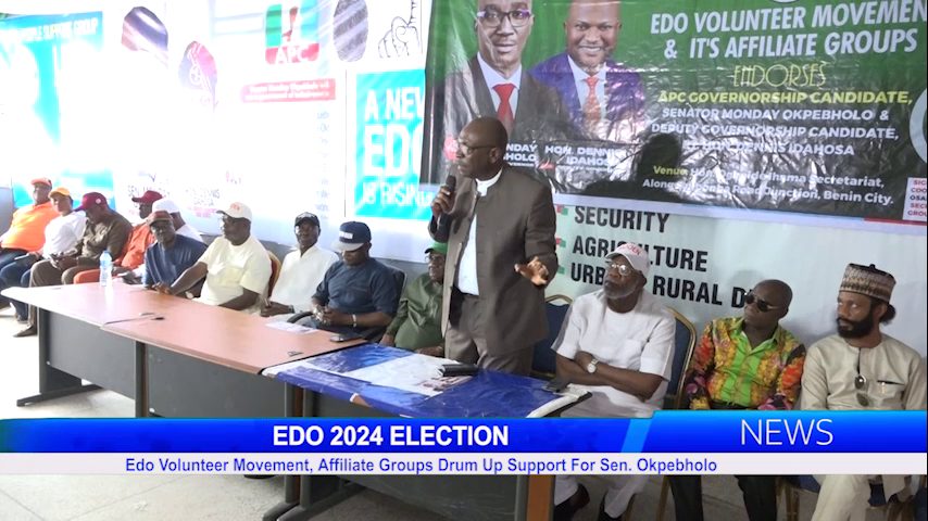 Edo Volunteer Movement, Affiliate Groups Drum Up Support For Sen. Okpebholo