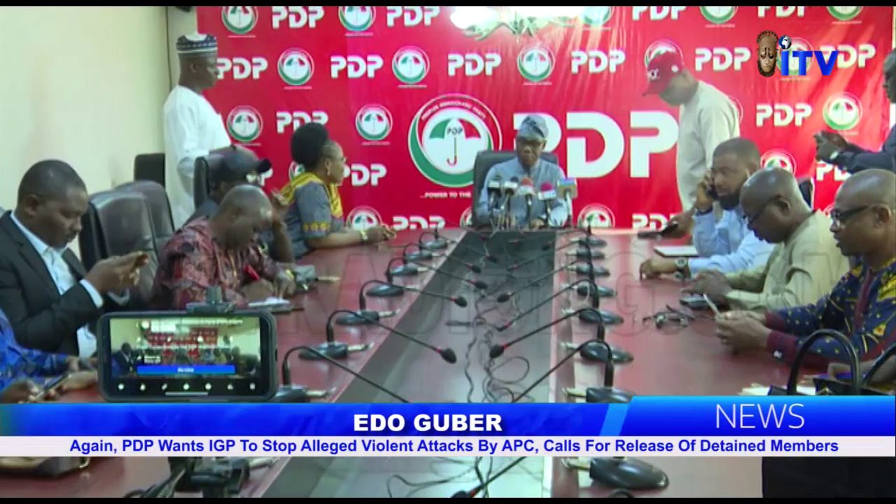 PDP Wants IGP To Stop Alleged Violent Attacks By APC, Calls For Release Of Detained Members