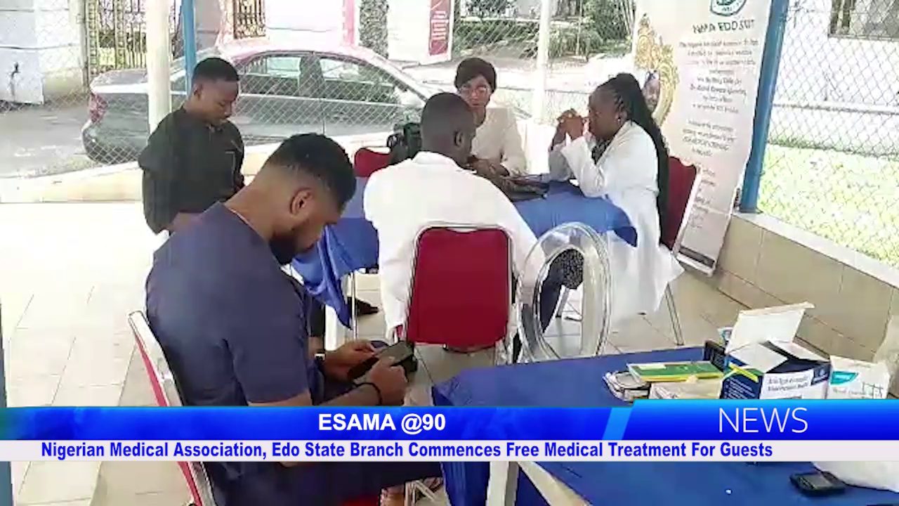 Esama @90: Nigerian Medical Association, Edo State Branch Commences Free Medical Treatment For Guests