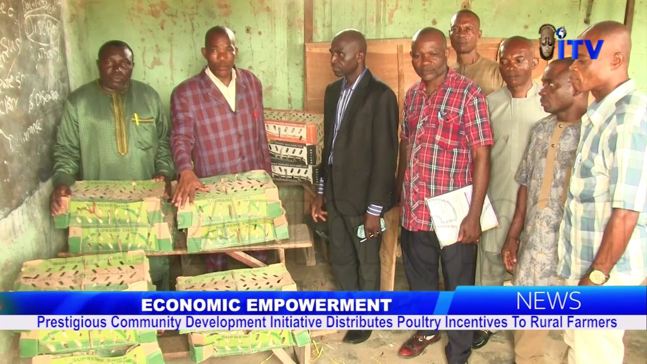 Prestigious Community Development Initiative Distributes Poultry Incentives To Rural Farmers